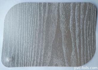 Il legno di colore solido struttura lo spessore decorativo 0.10mm della stagnola del PVC