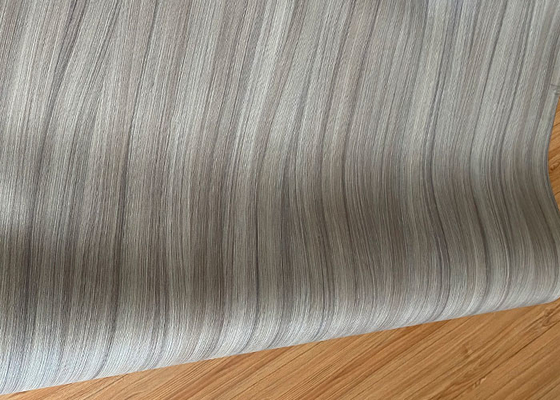 La struttura di legno ha impresso l'involucro decorativo del vinile della porta della mobilia del film della membrana del PVC