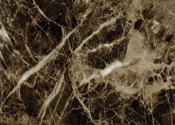 Film decorativo del PVC di effetto di marmo per la pressatura di Membane del piano d'appoggio