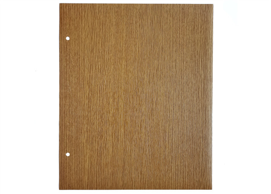Colore su ordinazione del grano di legno di larghezza del rotolo 1260mm della stagnola della mobilia del PVC