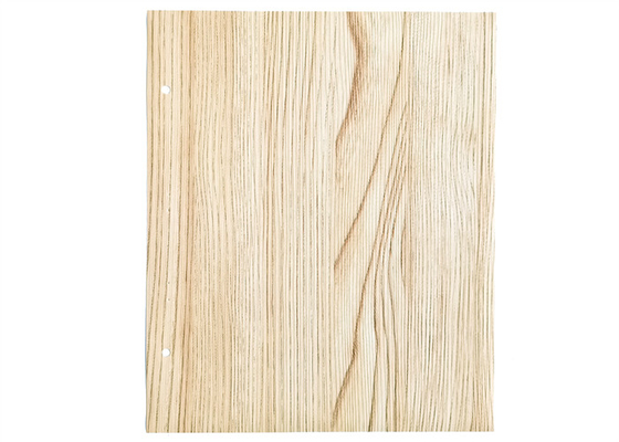 Larghezza su misura della stagnola 1260mm della mobilia del PVC di colore del grano di legno