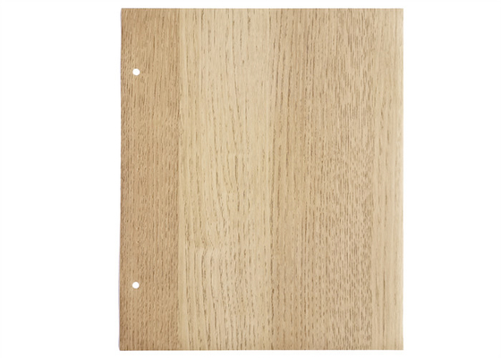 Stagnola della mobilia del PVC di colore del Teakwood per la decorazione della porta del Governo