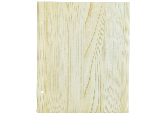 Stagnola della mobilia del PVC di colore del Teakwood per la decorazione della porta del Governo