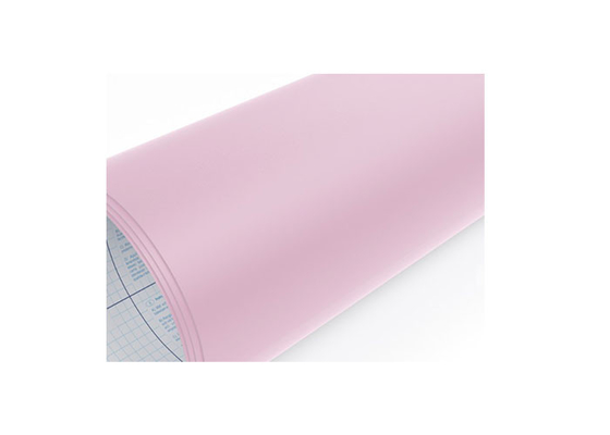 Pellicola autoadesiva in PVC con finitura opaca di colore rosa tinta unita per decorazioni per la casa