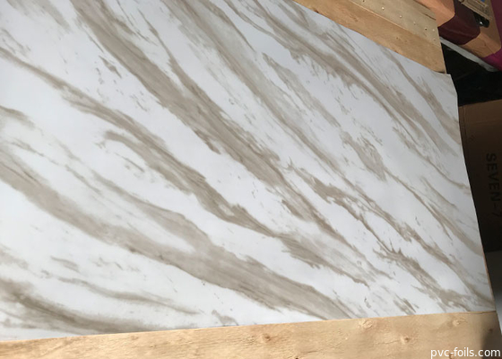 Pellicola decorativa in PVC effetto marmo grigio bianco lucido per controsoffitto