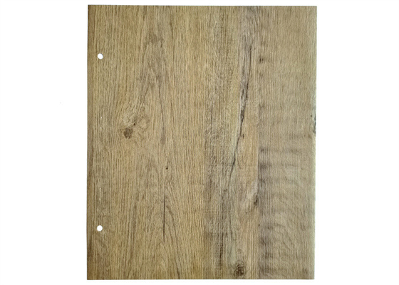 Lamina resistente graffiata del grano di legno del PVC per la superficie decorativa interna
