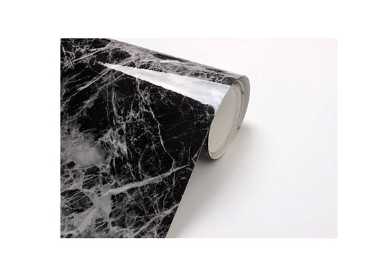 Larghezza decorativa del film 1400mm del PVC dell'alto di lucentezza grano del marmo