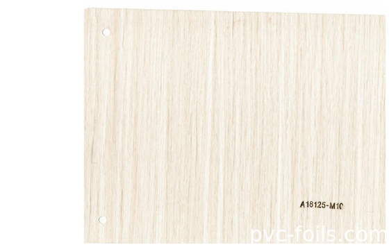 Larghezza autoadesiva del film 1220mm del PVC di colore di legno leggero