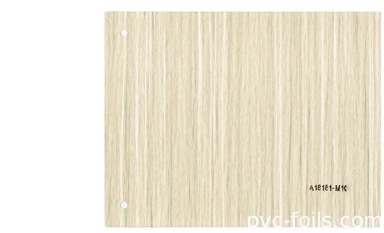 Il legno bianco colora il film autoadesivo 0.10MM del PVC per la decorazione di superficie interna