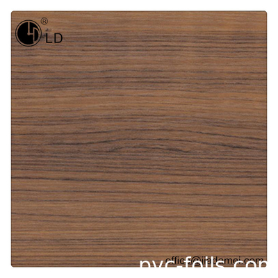 Film decorativo del PVC del grano di legno della noce per lo spostamento di profilo del MDF