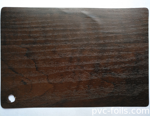 Pellicola di colore di laminazione in PVC in rilievo per profilati di finestre e porte