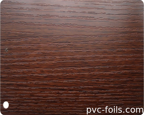 Film di laminazione in PVC semi-rigido per la decorazione della superficie dei pannelli di vetrina in plastica