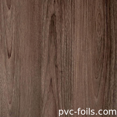 350 micron Rollo di foglio di membrana in PVC di grano di legno per porte MDF interne