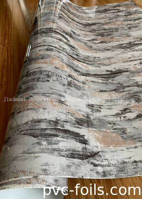 Film decorativo in PVC a rotoli di marmo per la pressione a membrana a vuoto