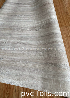 Film decorativo in PVC a granello di legno ad alta lucentezza per la pressatura a membrana a vuoto