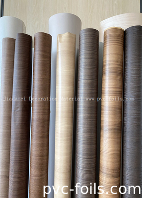 Film decorativo in PVC a grani di legno per profilati di avvolgimento Spessore 180 micron