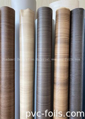 Film decorativo in PVC a grani di legno per profilati di avvolgimento Spessore 180 micron