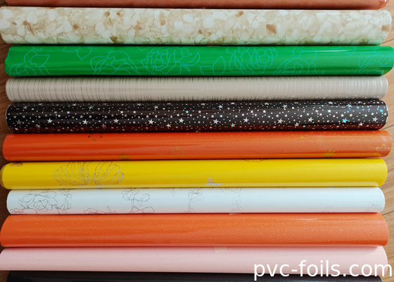 Pellicola di PVC autoadesiva colorata ad alta lucentezza per la decorazione dei mobili