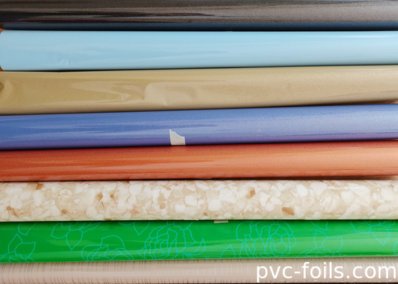 Pellicola di PVC autoadesiva colorata ad alta lucentezza per la decorazione dei mobili