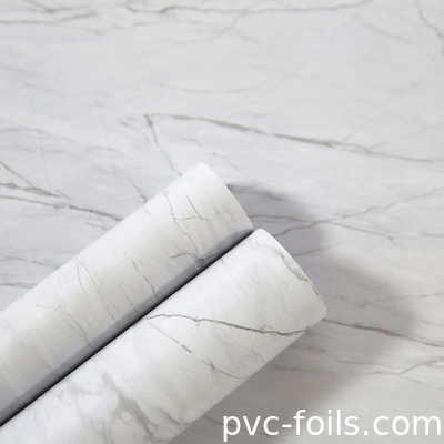 Film di laminazione PVC in marmo ad alto lucido per coperture di finestre in plastica