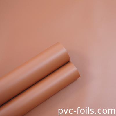 Super Matte Mono Color PVC Film Roll per Arredamento