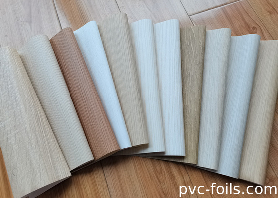 Film PVC a grano di legno supermatto per arredamento e decorazione dei mobili