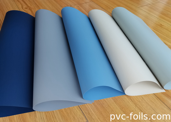 Blu Super Matte Solid Color Self-Adhesive PVC Film Per Decorazioni Domestiche DIY