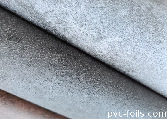 Film decorativo in PVC di texture di cemento grigio per pannelli murali interni