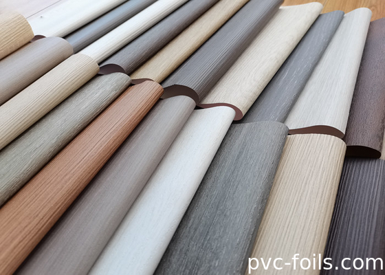 Foshan Wood Grain Self Adhesive PVC Furniture Sticker per la decorazione delle superfici