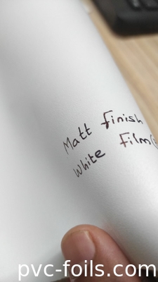 Film decorativo in PVC a finitura opaca per fogli acrilici da 1,2 mm, spessore 0,15 mm