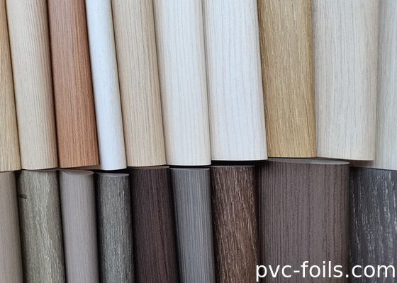 Film decorativo in PVC a texture di legno supermatto per pannelli WPC e profilati