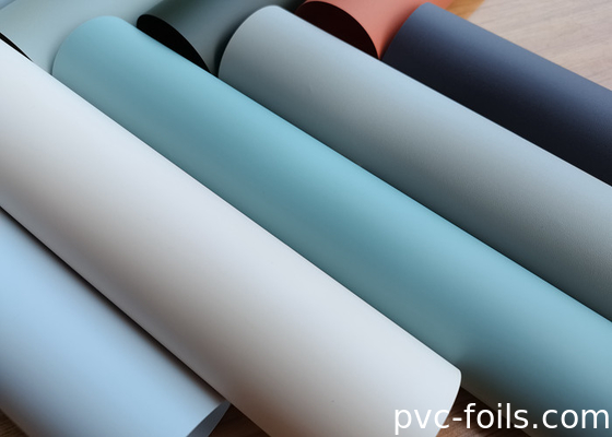 Pellicola decorativa in PVC resistente all' ingiallimento per profili WPC Spessore della pellicola di avvolgimento 0,14 mm