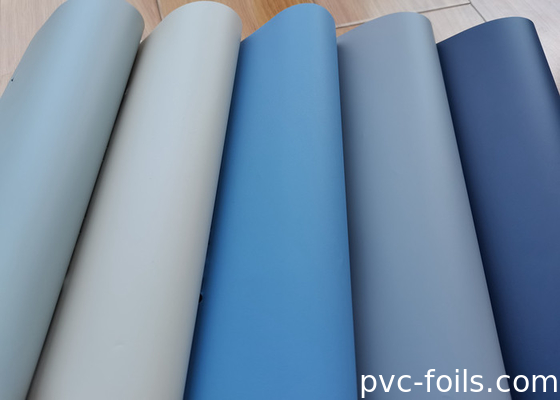 Film decorativo in PVC opaco a tocco morbido per porte a membrana e presse a vuoto