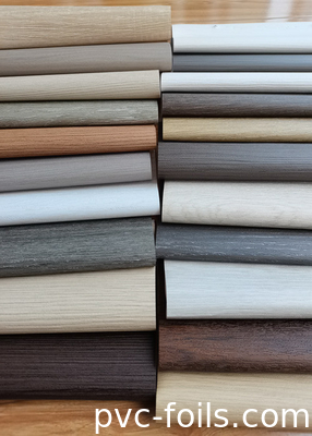 Pellicola decorativa in PVC di legno di quercia naturale per profili di finestre e porte