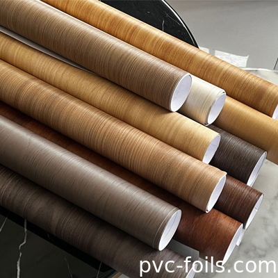 Rollo di fogli di PVC per mobili in legno