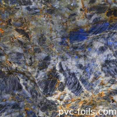 New Design 2025 Stone Style PVC Wrap Film per porte e laminazione di fogli di PVC