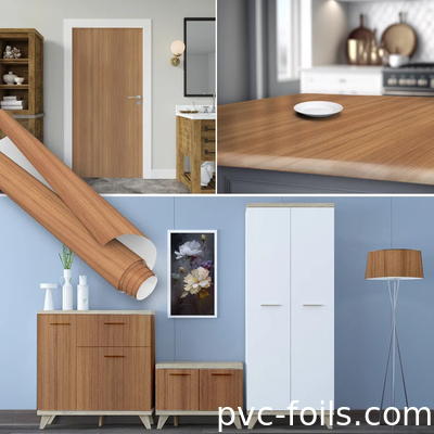 Filtro decorativo in PVC autoadesivo per mobili in legno