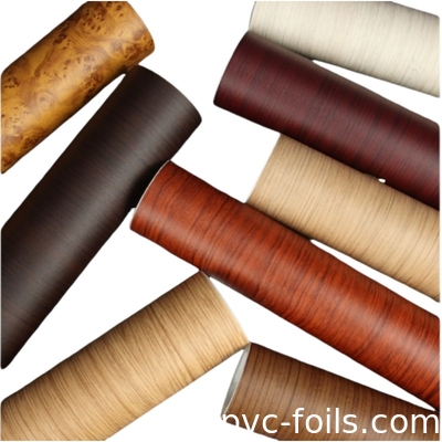 Basso MOQ Prezzo di fabbrica carta da parati autoadesiva Mobili Adesivo Vinyl Legno Grano PVC Film In vendita