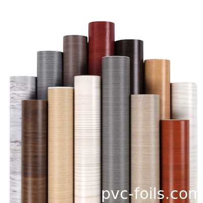 Estetica del legno realistico 3D in rilievo e stampa digitale Film di plastica per la laminazione 30m-50m lunghezza