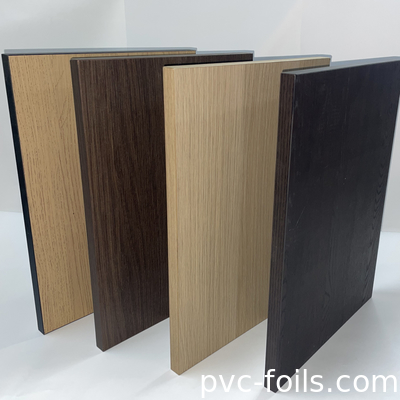 0.3mm Deep Emboss PVC Decorative Film Wood Grain Pvc Membrane Foil per porte per armadi di mobili