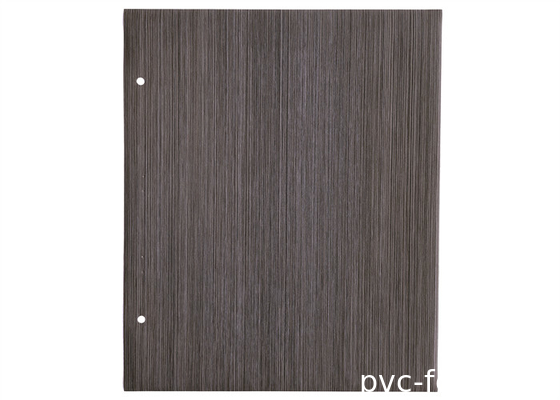 Membrana di foglio di PVC laminato a grano di legno scuro per la stampa a vuoto per porte di armadi MDF