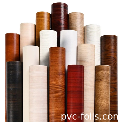 Filtro decorativo in PVC adatto al fai-da-te per la trasformazione dei mobili Finitura matta a grano di legno