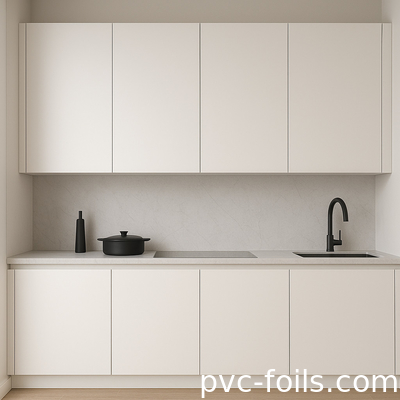 Luxury Soft Touch PVC Film Con Super Matte Finish Per Porte E Arredamento