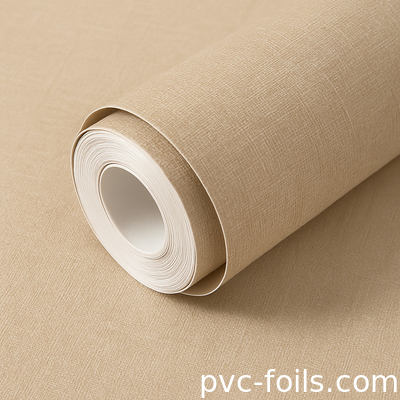 Tessitura del tessuto Colorante solido Pvc Film autoadesivo per la decorazione dei pannelli murali interni