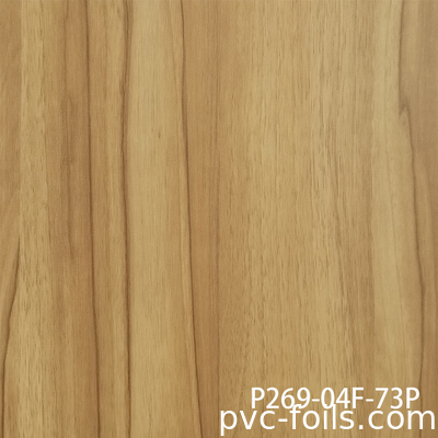 Film di membrana in PVC a grano di legno ultra-matto realistico per porte di cucina