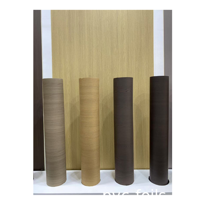 0.16MM Pellicola decorativa in PVC autoadesiva a grano di legno per copertura di mobili Servizio OEM