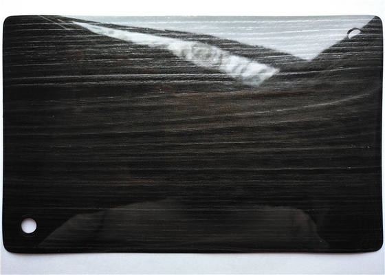 Alte porte del Governo del vinile del PVC del grano di legno di lucentezza 0.30mm 0.50mm densamente