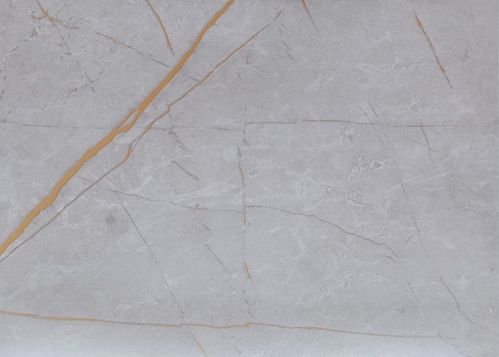 foglio di PVC decorativo di 0.50mm per la copertura di alto grano del marmo di rivestimento di lucentezza della mobilia