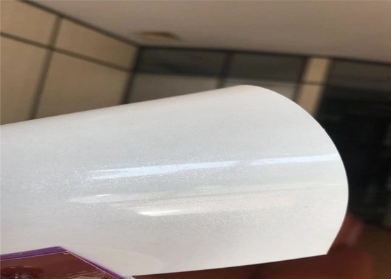 porte bianche della membrana della mobilia del rotolo di film del PVC di lucentezza di 0.3mm alte