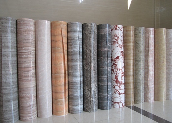 Film decorativo del menbrane di marmo d'imitazione del PVC delle porte per mobilia